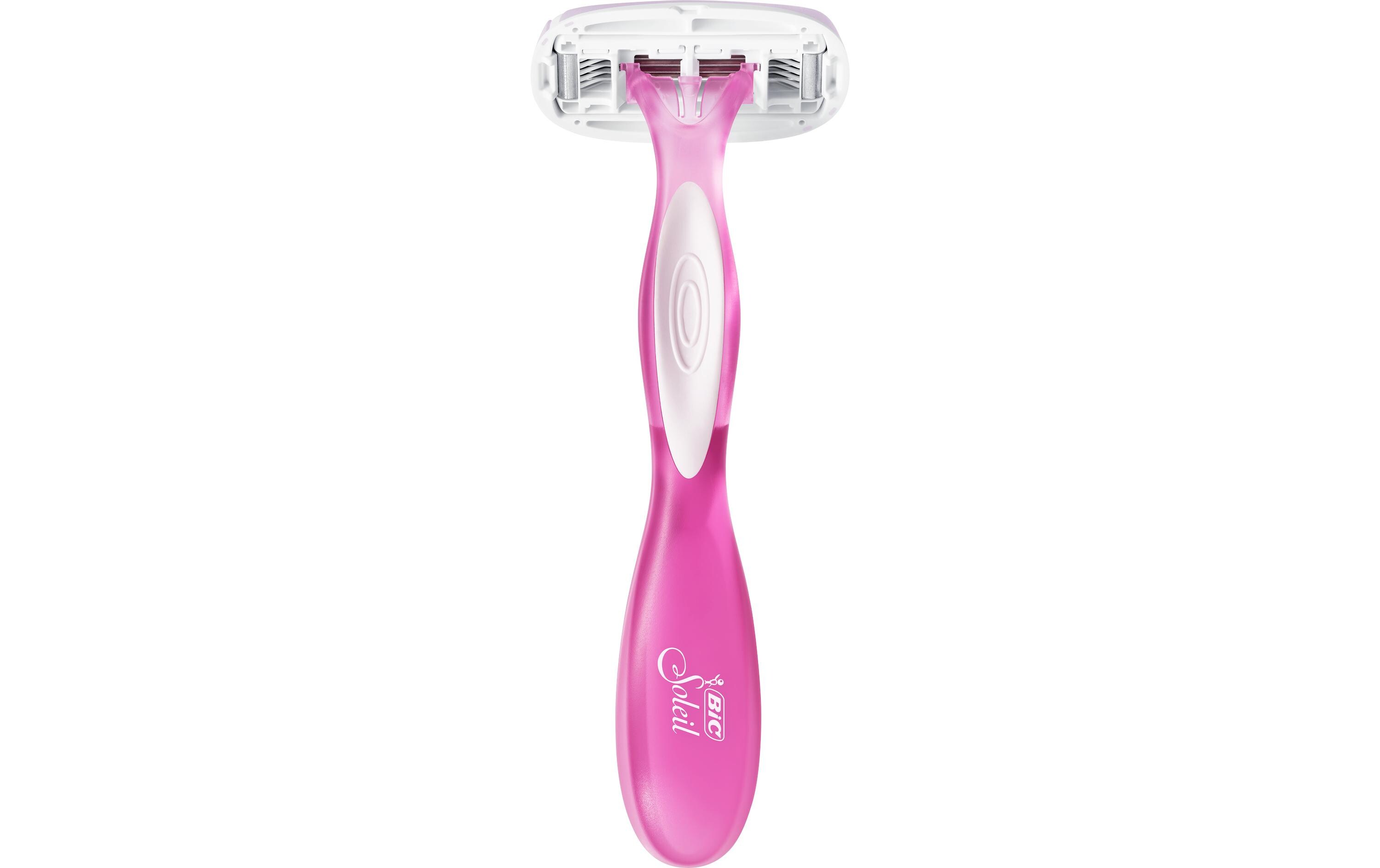 Damenrasierer Soleil Escape Rose Magnolia, 2 StückDamen-Klingenrasierer für den täglichen Spa Moment