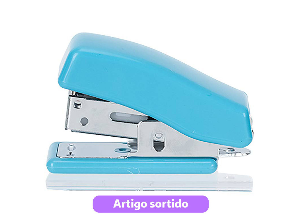 MINI-AGRAFADOR POLEGAR CORES SORTIDAS