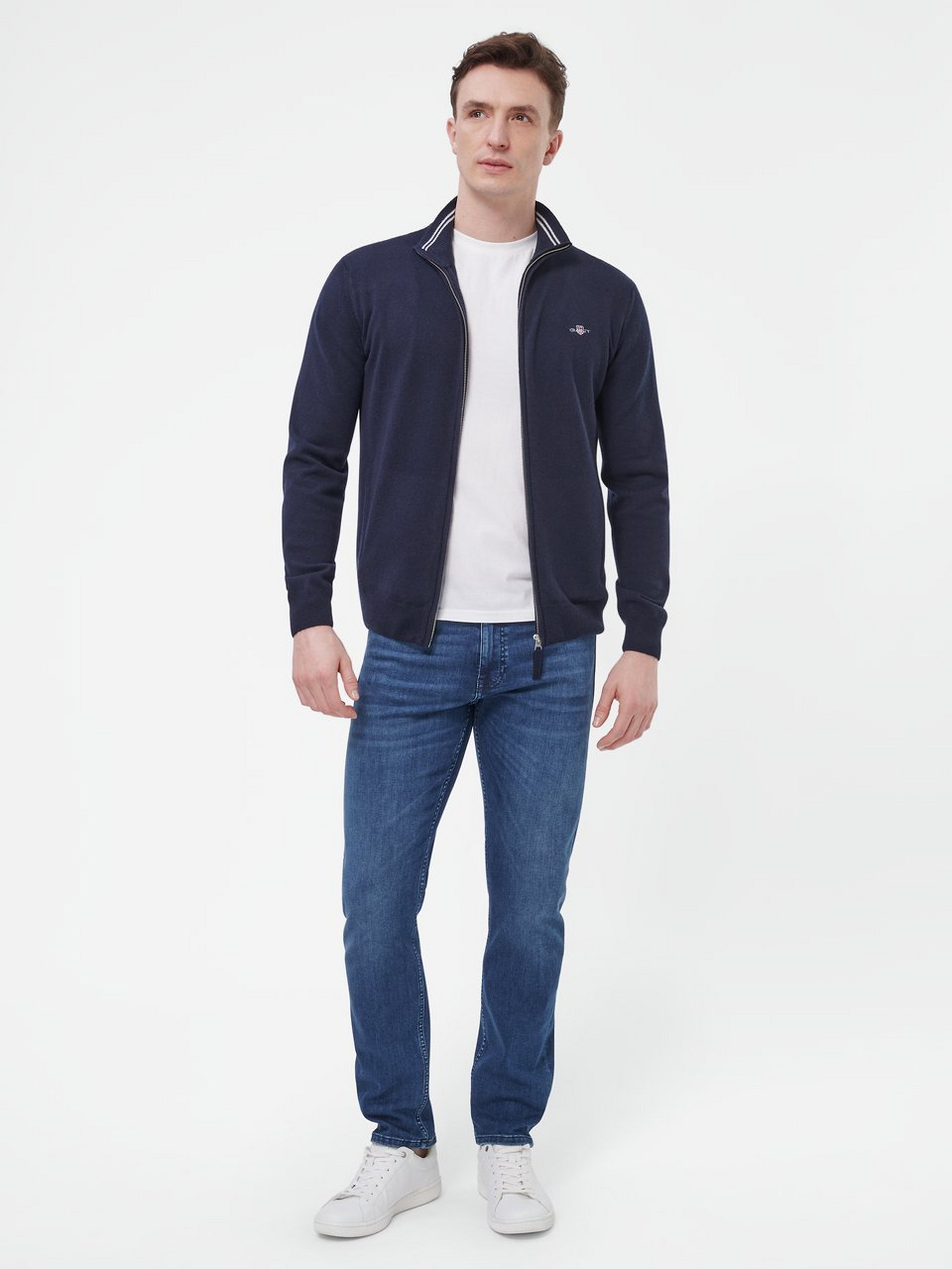 Cardigan SUPERFINE LAMBSWOOL ZIP CARDIGAN