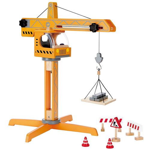 Hape houten hijskraan E3011