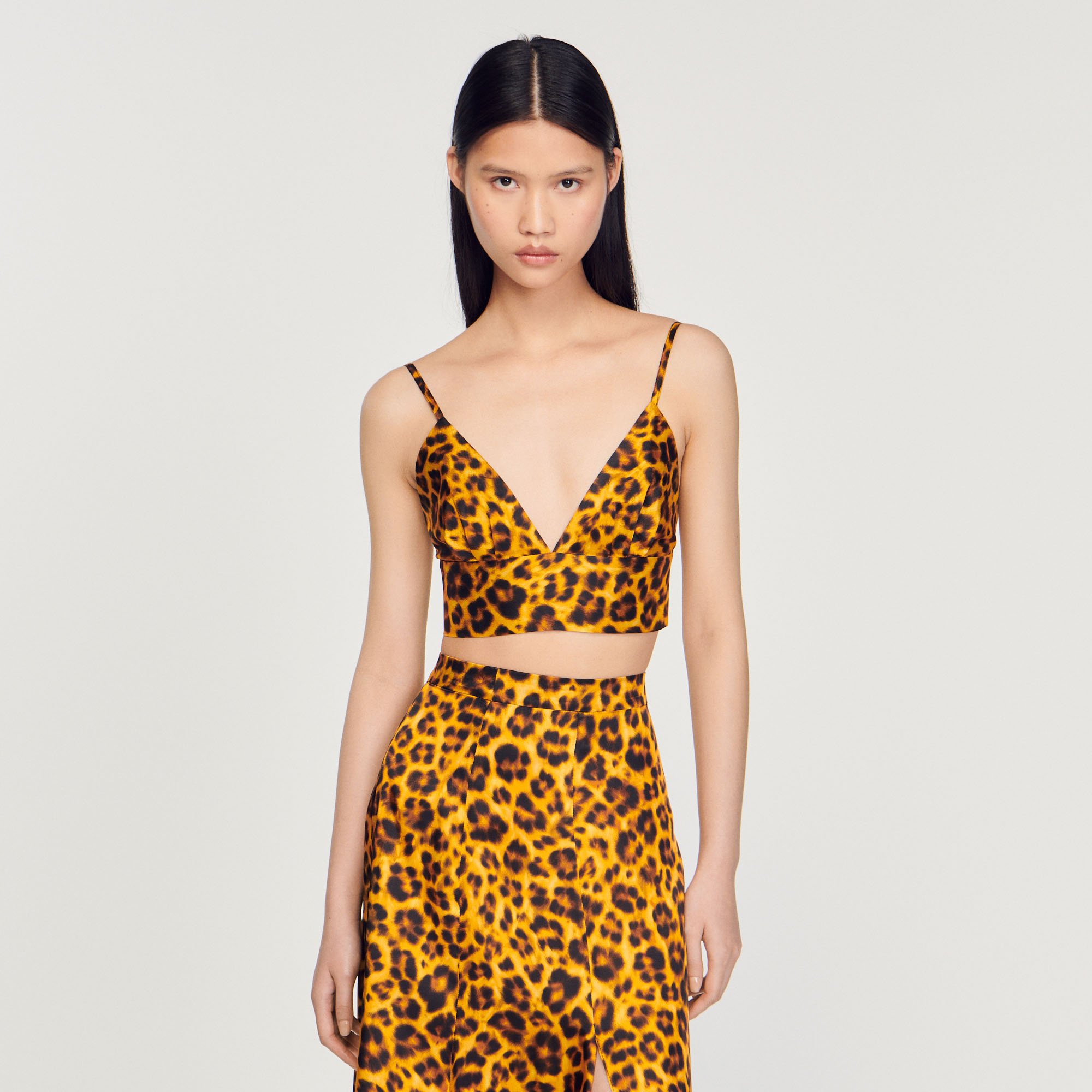Top brassiére leopard