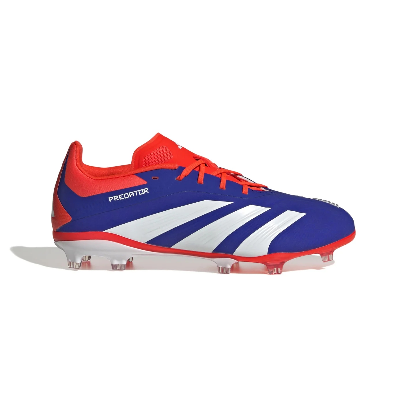 Adidas Predator Elite Gras Voetbalschoenen (FG) Kids Blauw Wit Rood
