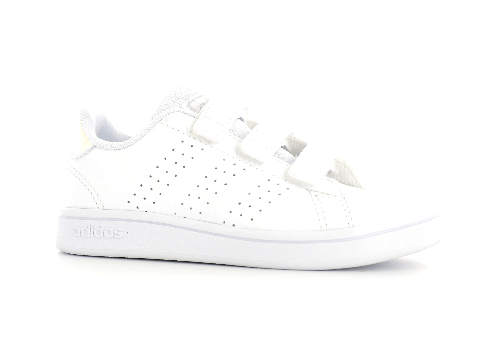 Adidas-ADVANTAGE C Synthétique Blanc Argent