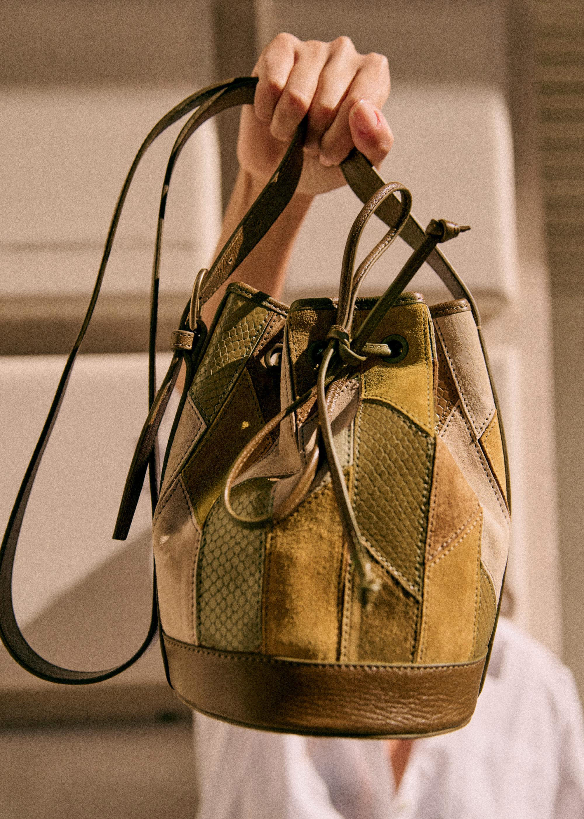 Bourse Mini Farrow - Kaki patchwork multi - SACS/NEW SACS Nos Sacs Iconiques 5906336