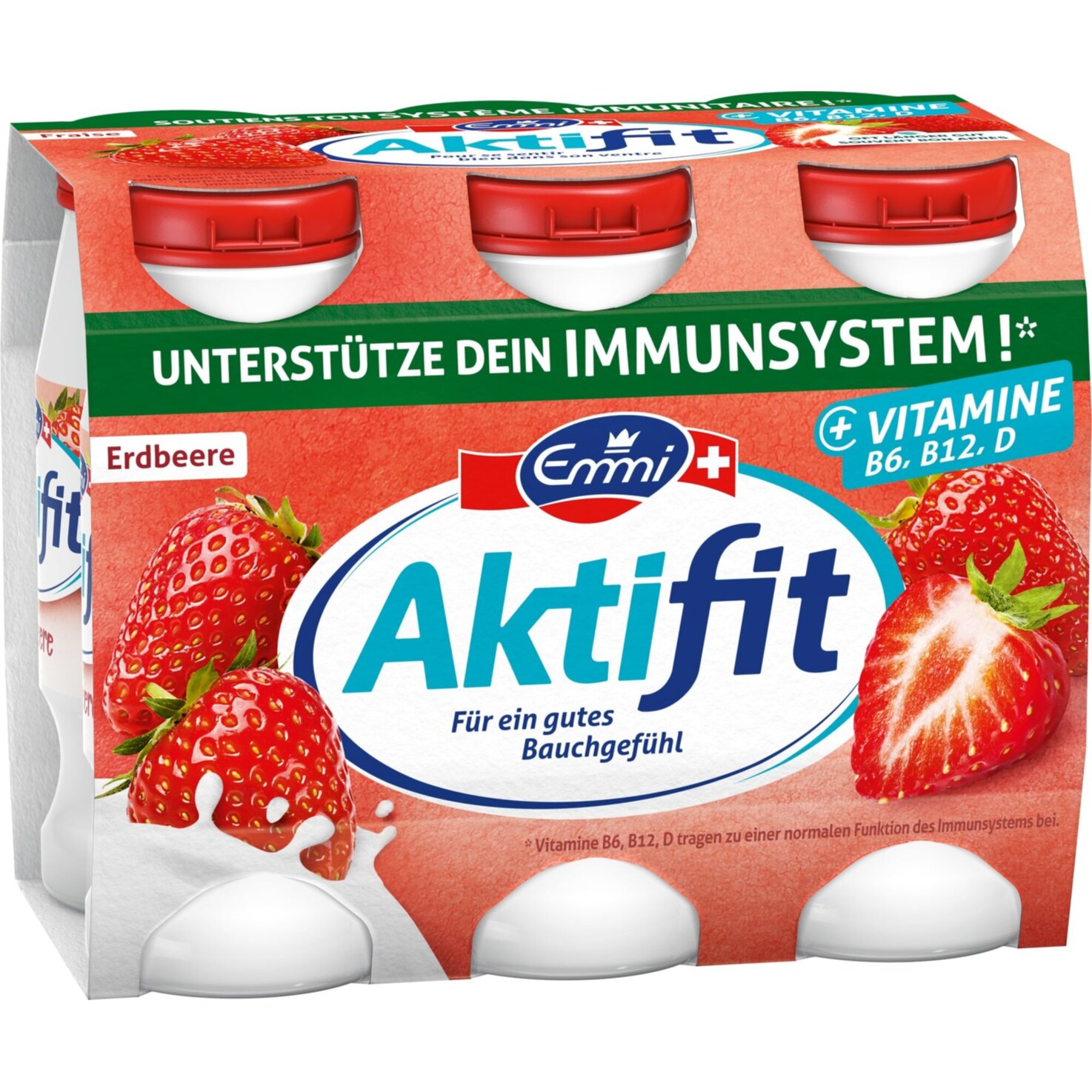 Emmi Aktifit Erdbeer 6x65ml