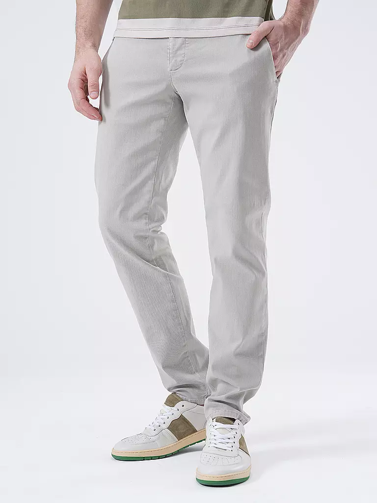ALBERTO Chino Slim Fit ROB LIGHT SUPERSTRETCH hellgrau