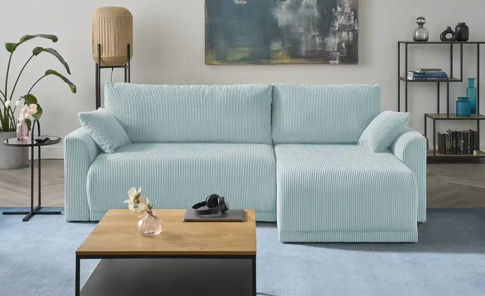 Ecksofa Malyn Mintgrün rechts