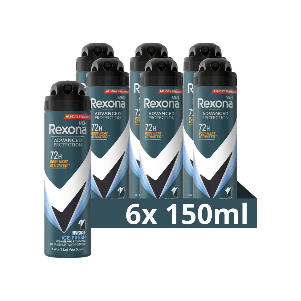 DeodorantInvisible Ice Fresh anti-transpirant deodorant spray - 6 x 150 ml