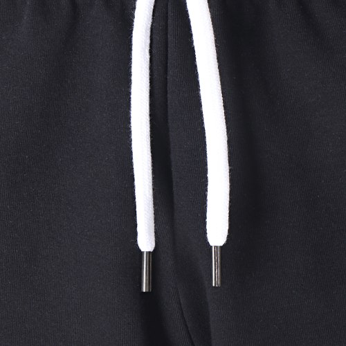 Short Jogging Avec Bandes Tape Noir Blanc
