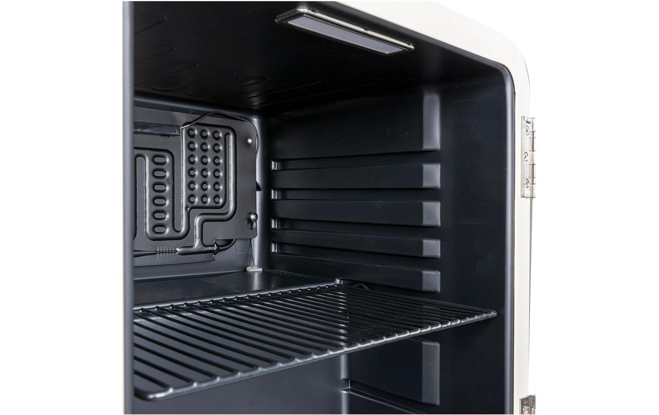Gewerbekühlschrank RKS46 Retro Beige, Rechts, Wechselbar<br>Getränkekühlschrank