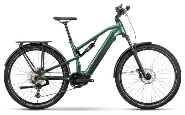VTC Electrique Tout-suspendu Raymon CrossRay Pro Shimano Deore 12V 800Wh 29'' Vert 2025