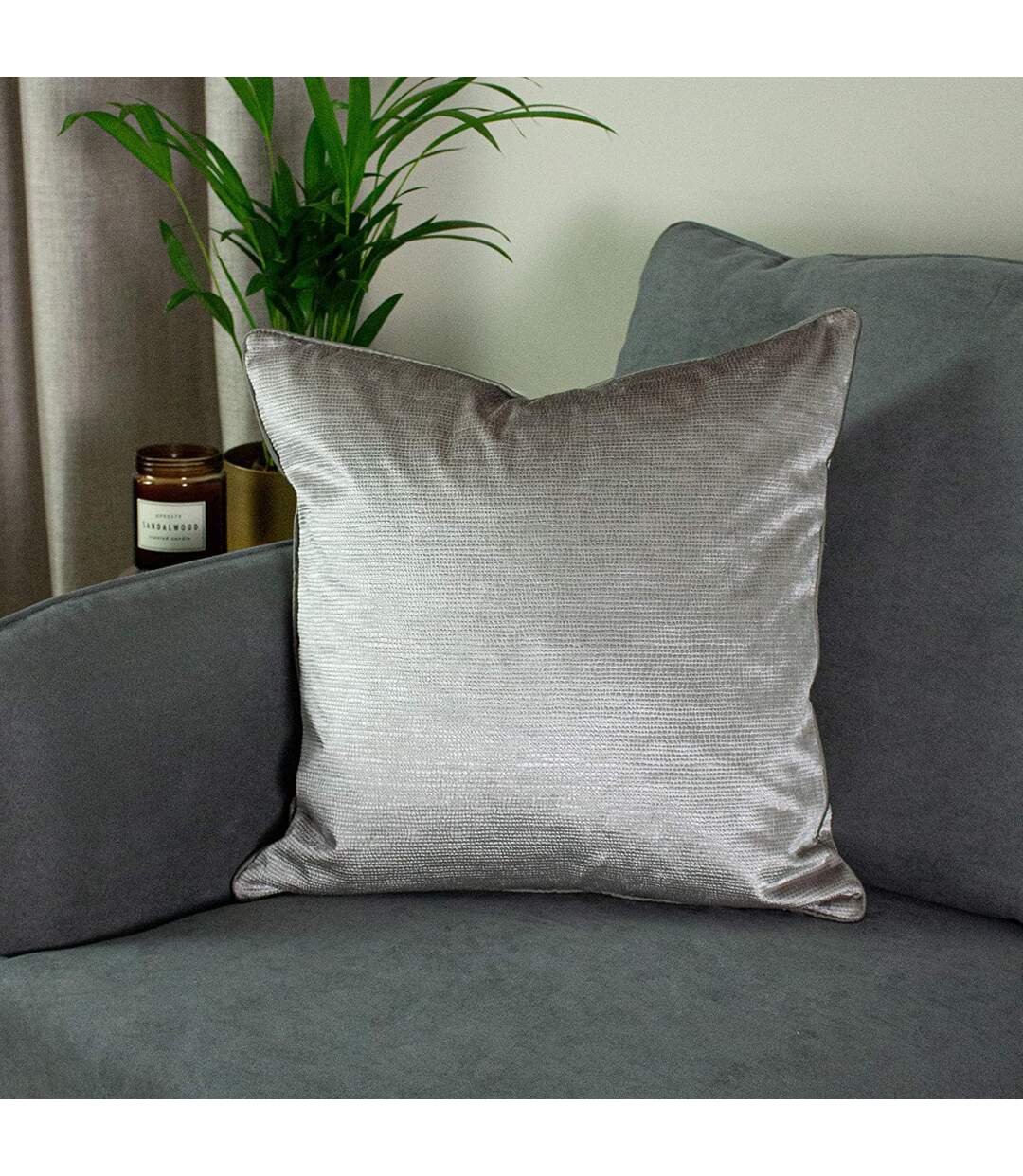 Riva Home - Housse de coussin STELLA (Argenté) (Taille unique) - UTRV1892