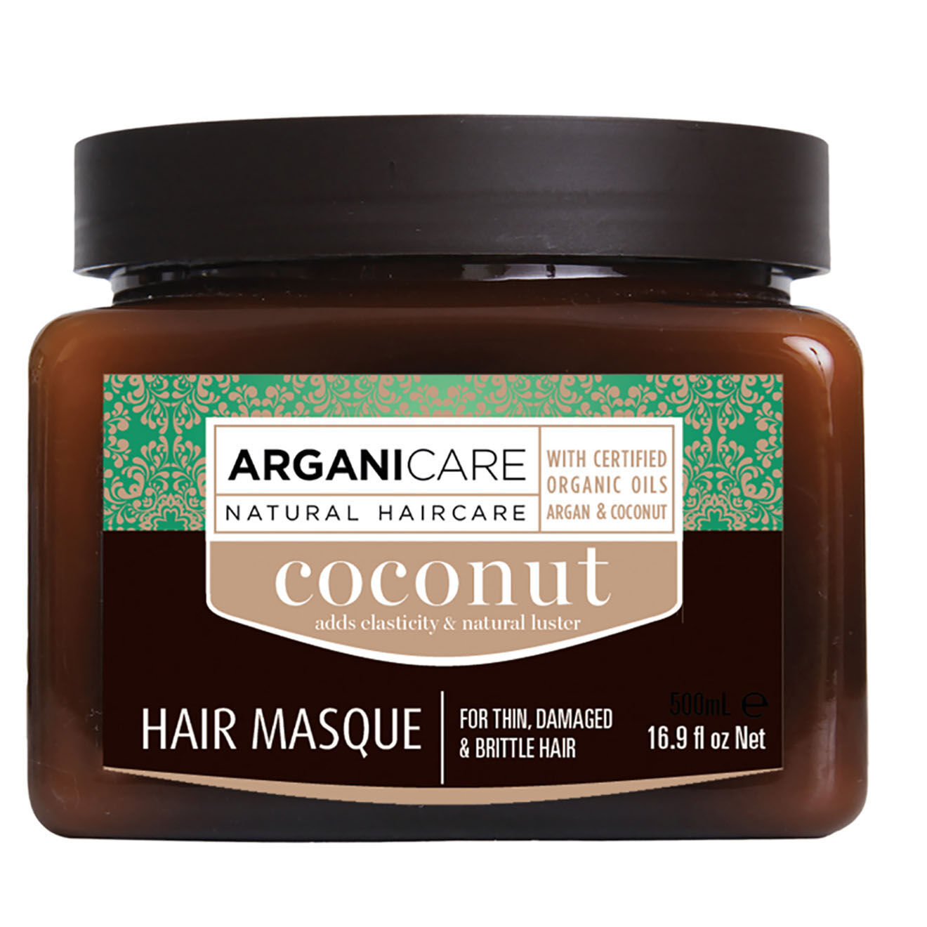 Arganicare Masque Huile de Coco cheveux secs et frisés -  500 ml