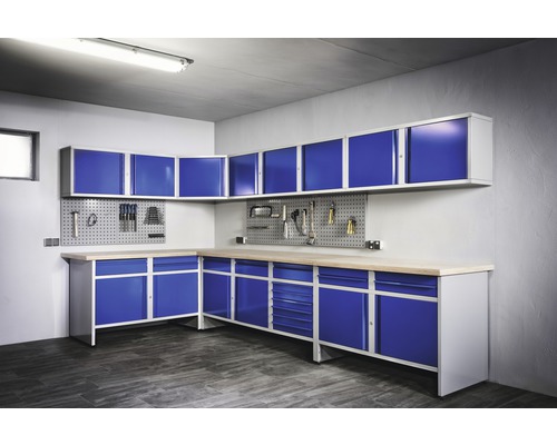Industriële geperforeerde wandhaak 200 x 70 x 250 mm zwart