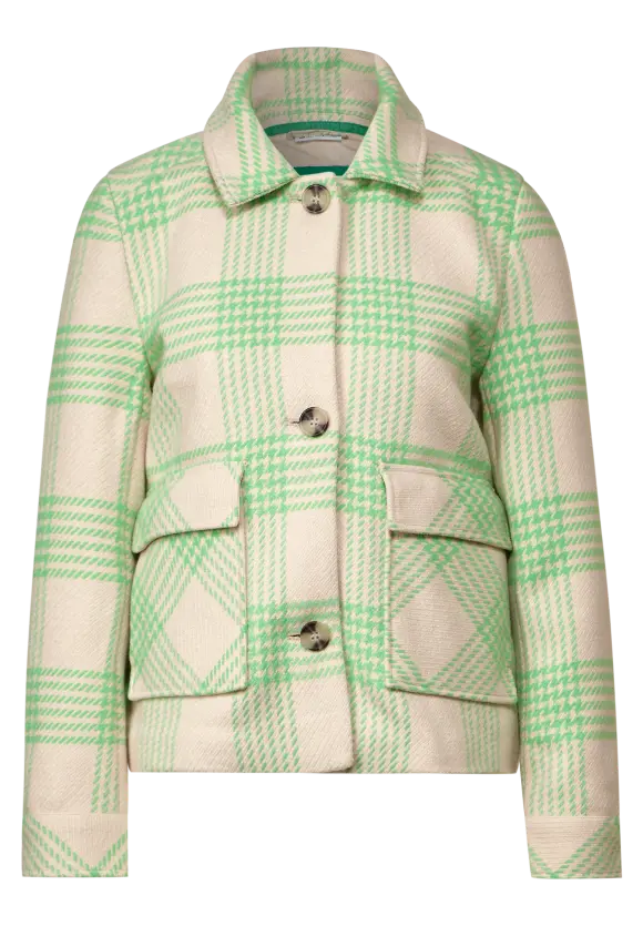 Kurze Karojacke - light spring green