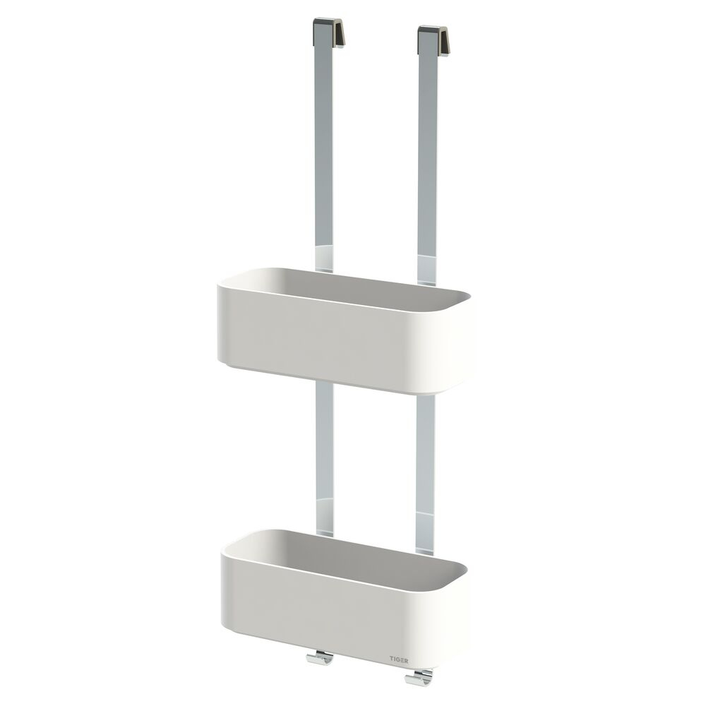 Tiger 2-Store ophangbaar doucherek 65cm wit