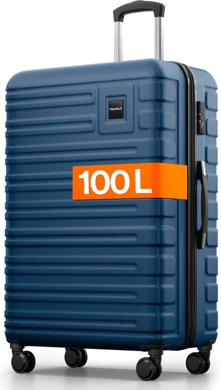Travely - Premium - Reiskoffer - XL - 77 cm - Harde Koffer - Polycarbonaat
