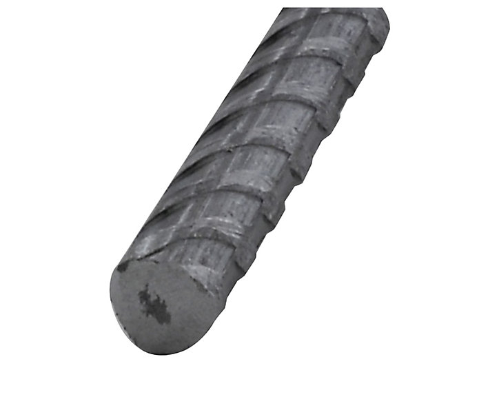 Rond béton crénelé acier verni ø8 mm, 2 m