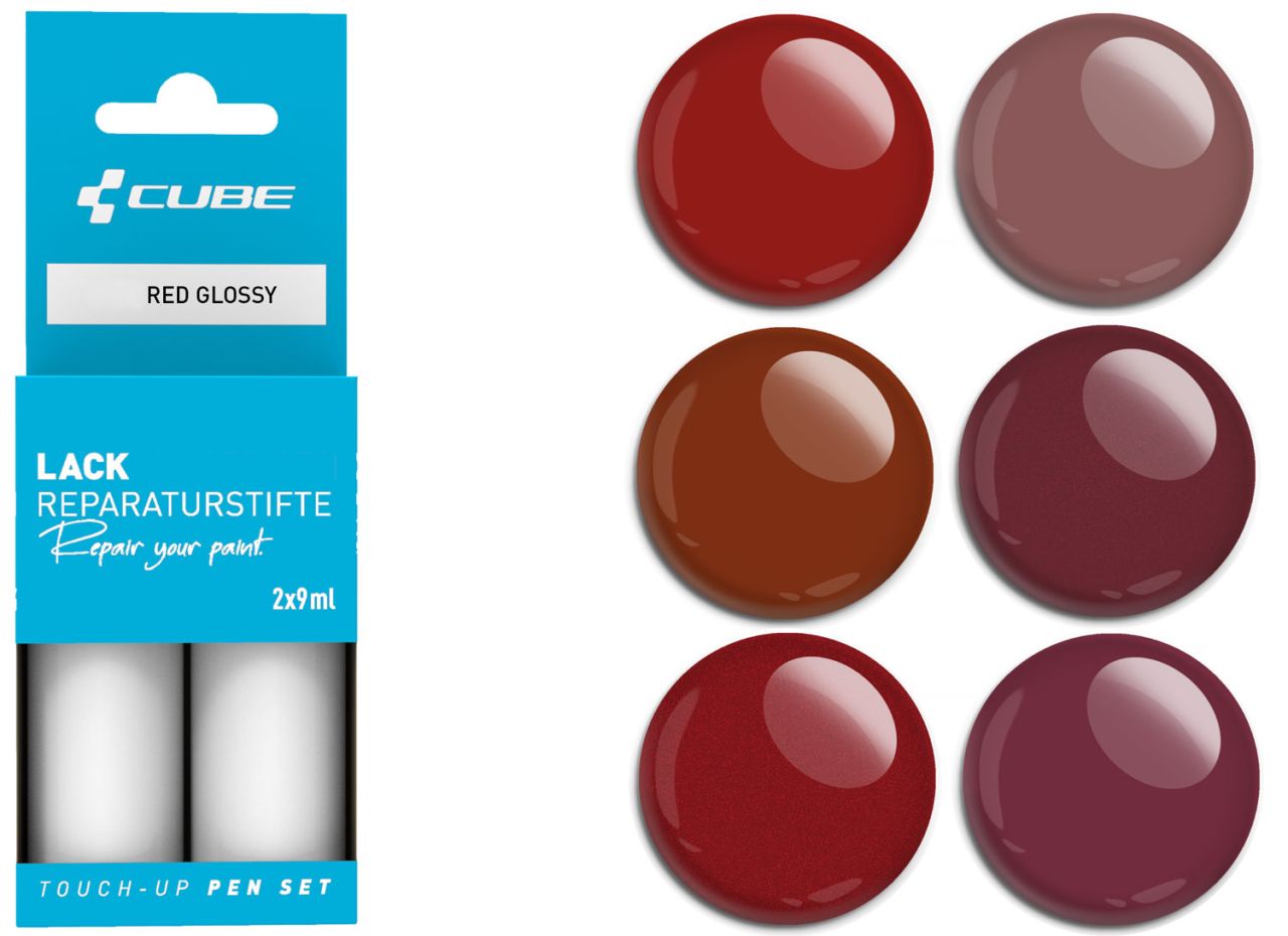 Cube Lackreparaturstift Set RED glossy kaufen | Bike-Discount
