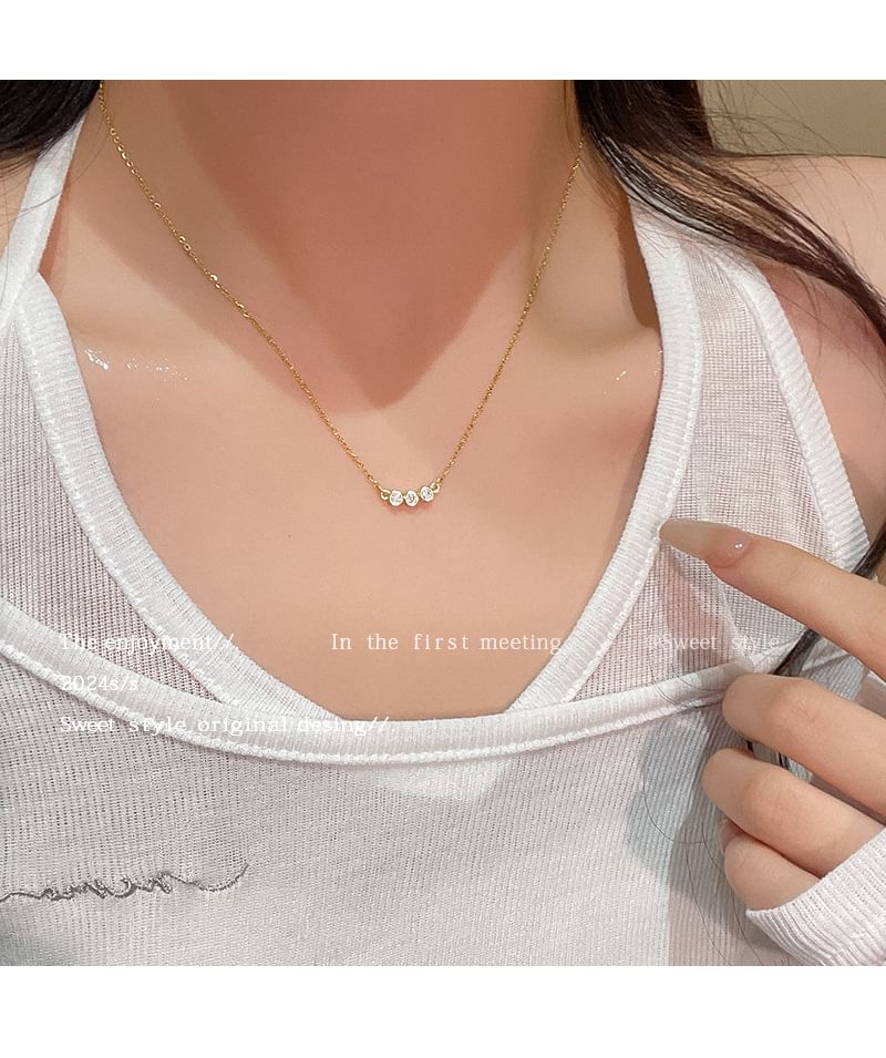 LIVSIA - CZ-staafketting