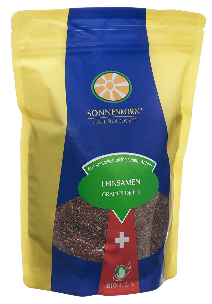 SONNENKORN Leinsamen Bio Knospe 500 g