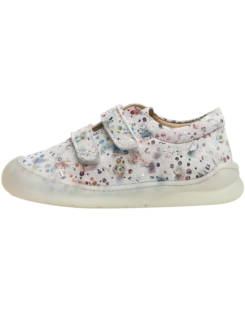 Klett-Halbschuhe GABBY VL FLOWERY in weiß