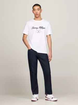 Camiseta exclusiva com logo em estilo cursivo