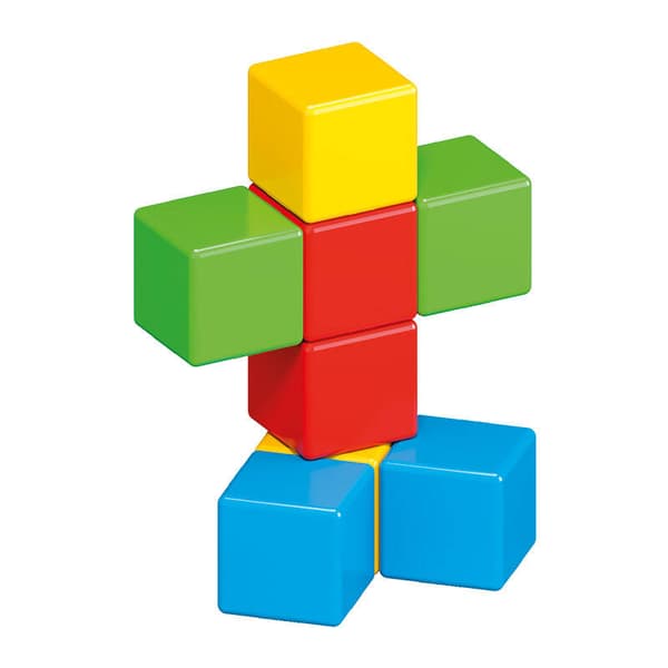 Magicube Color Resirkulert krystall magnetiske murstein 8 elementer GEOMAG GEO-054