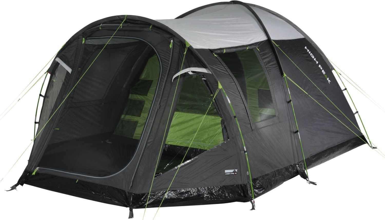High Peak Santiago 5.0 Kuppelzelt mit Vorbau für 5 Personen 280 x 430 cm