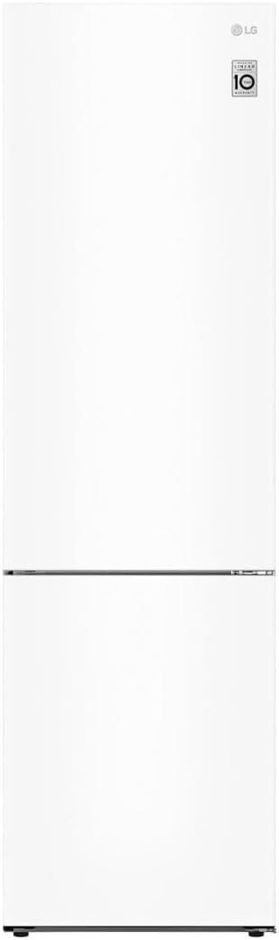 LG GBP62SWNAC, Klasse A, 384 L, Kühl-/ Gefrierkombination, Frische Features, Kühlschrank mit Gefrierfach und Innendisplay, DoorCooling+, LINEARCooling, 59,5 x 203 x 67,5 cm ꟷ Super White
