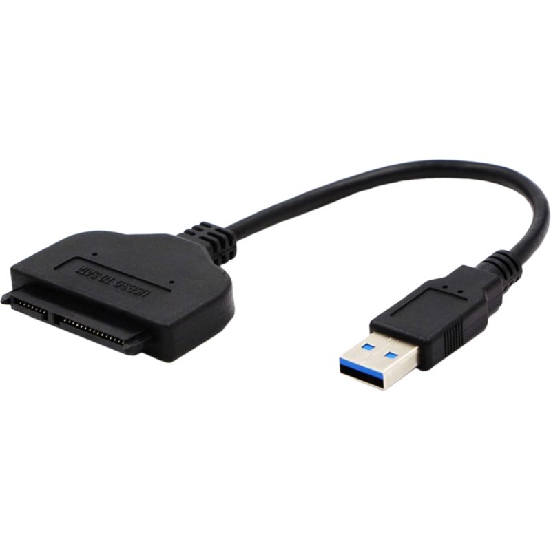 DLH DY-TU4960 changeur de genre de câble USB-A SATA III Noir
