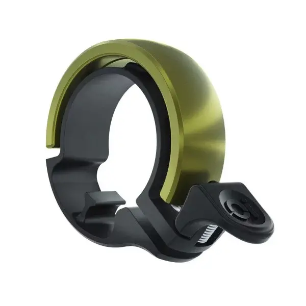 Knog Oi Classic Large Fietsbel Zwart/Groen