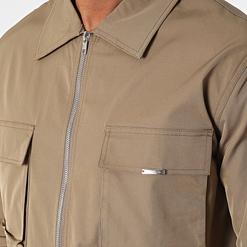 Ensemble Cargo Marron