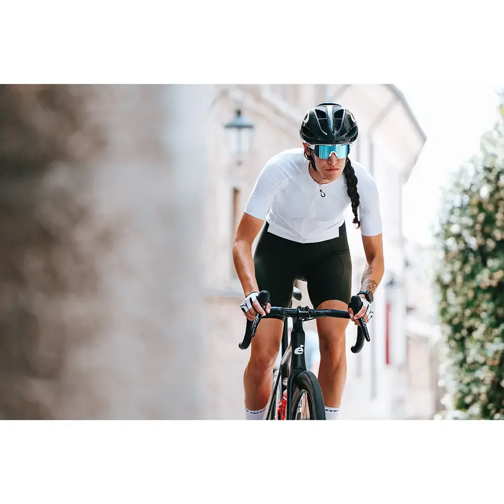 Castelli Espresso Fietsshirt Korte Mouwen Wit/Grijs Dames