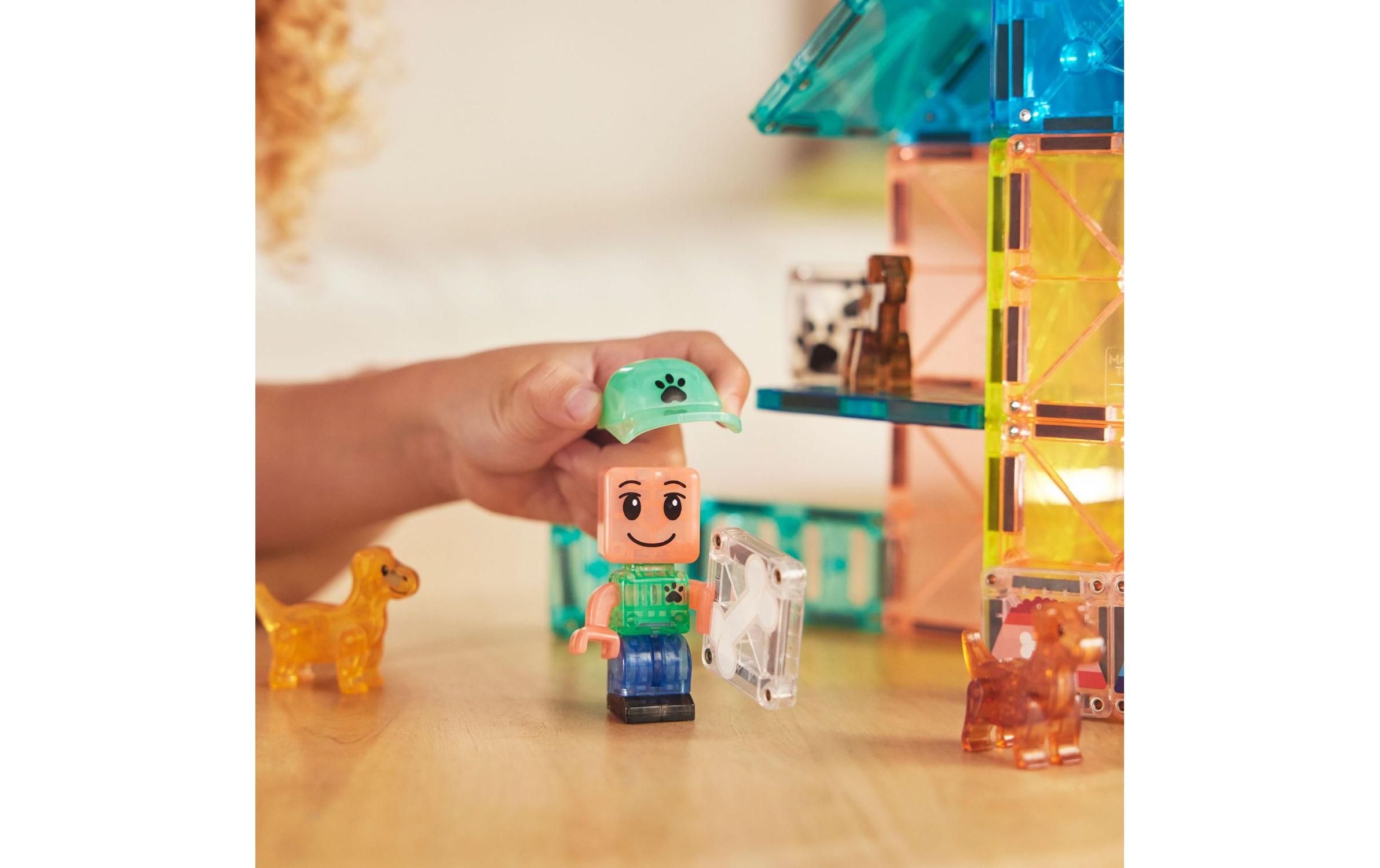 Pet Playhouse 50 TeileBau-Set mit 50 magnetischen Teilen