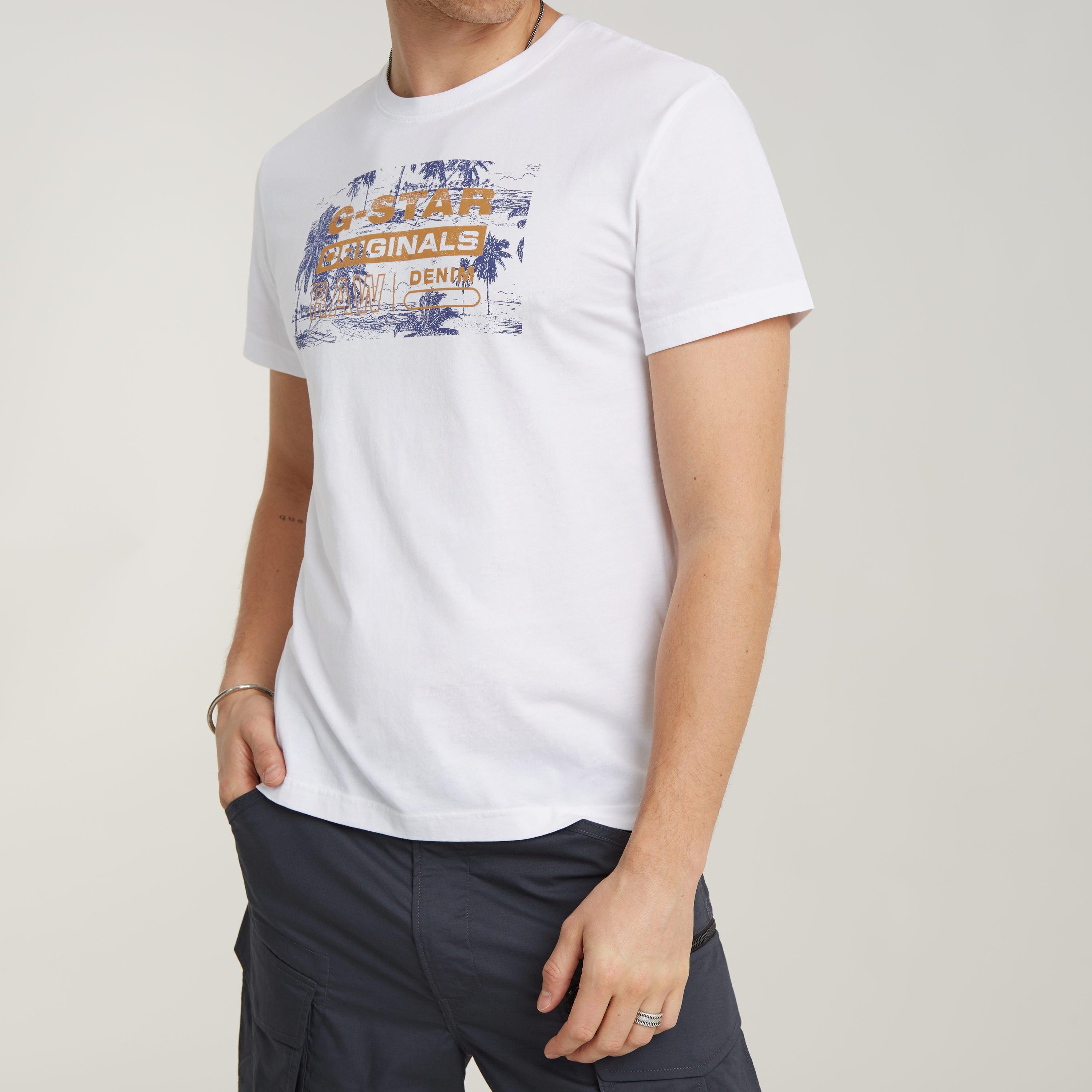 G Star Framed Palm Originals T Shirt