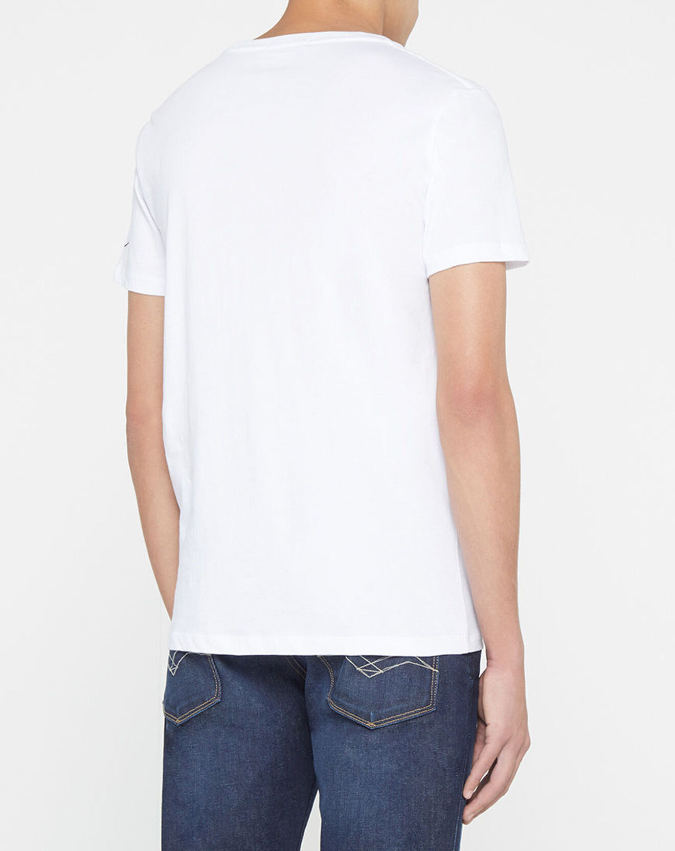 Replay T-Shirt print rock blanc