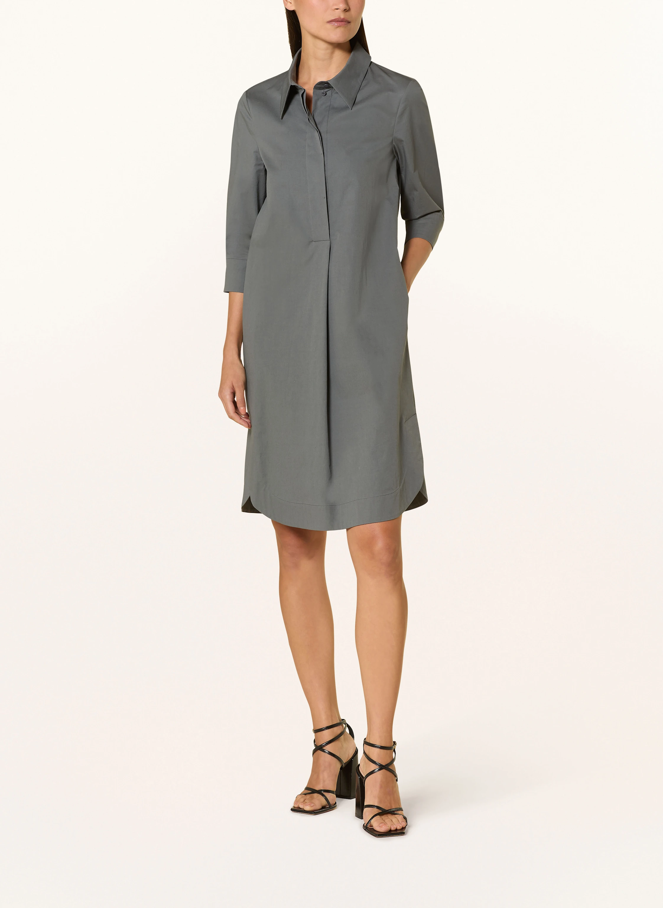 LUISA CERANO Hemdblusenkleid mit 3/4-Arm