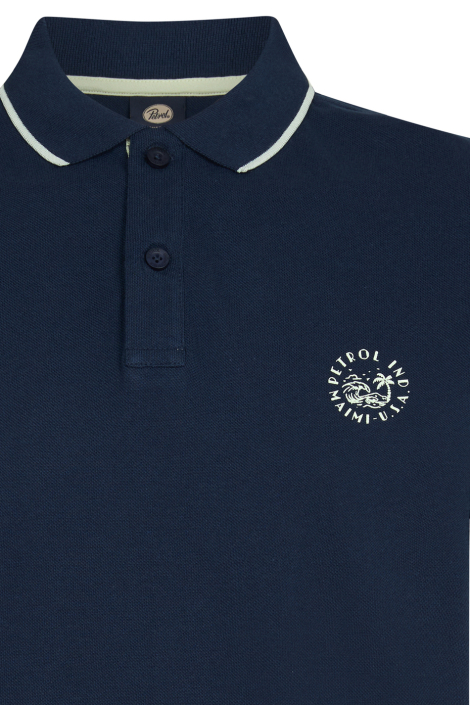 Petrol Industries blauwe heren polo