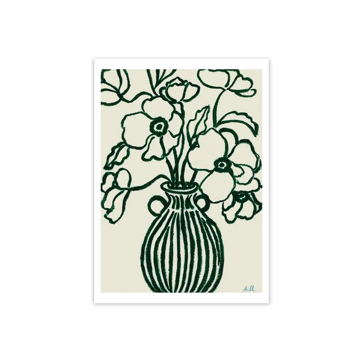 The Poster Club - Poppy Studies III von Anine Cecilie Iversen, 40 x 50 cm