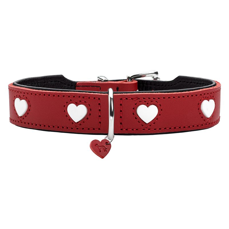 Collier HUNTER Love, rouge pour chien