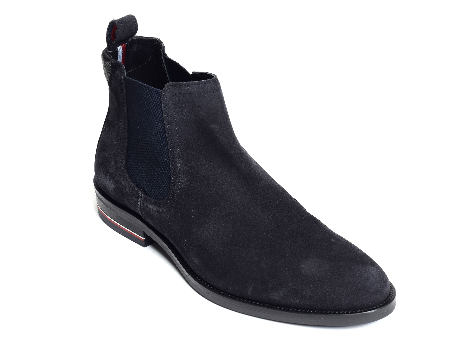 Signature hilfiger suede chelsea 4175 marine