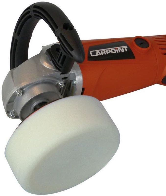 Carpoint - Polijstpad - Wit - Voor Poetsmachine - 15 cm Diagonaal - Medium Hard