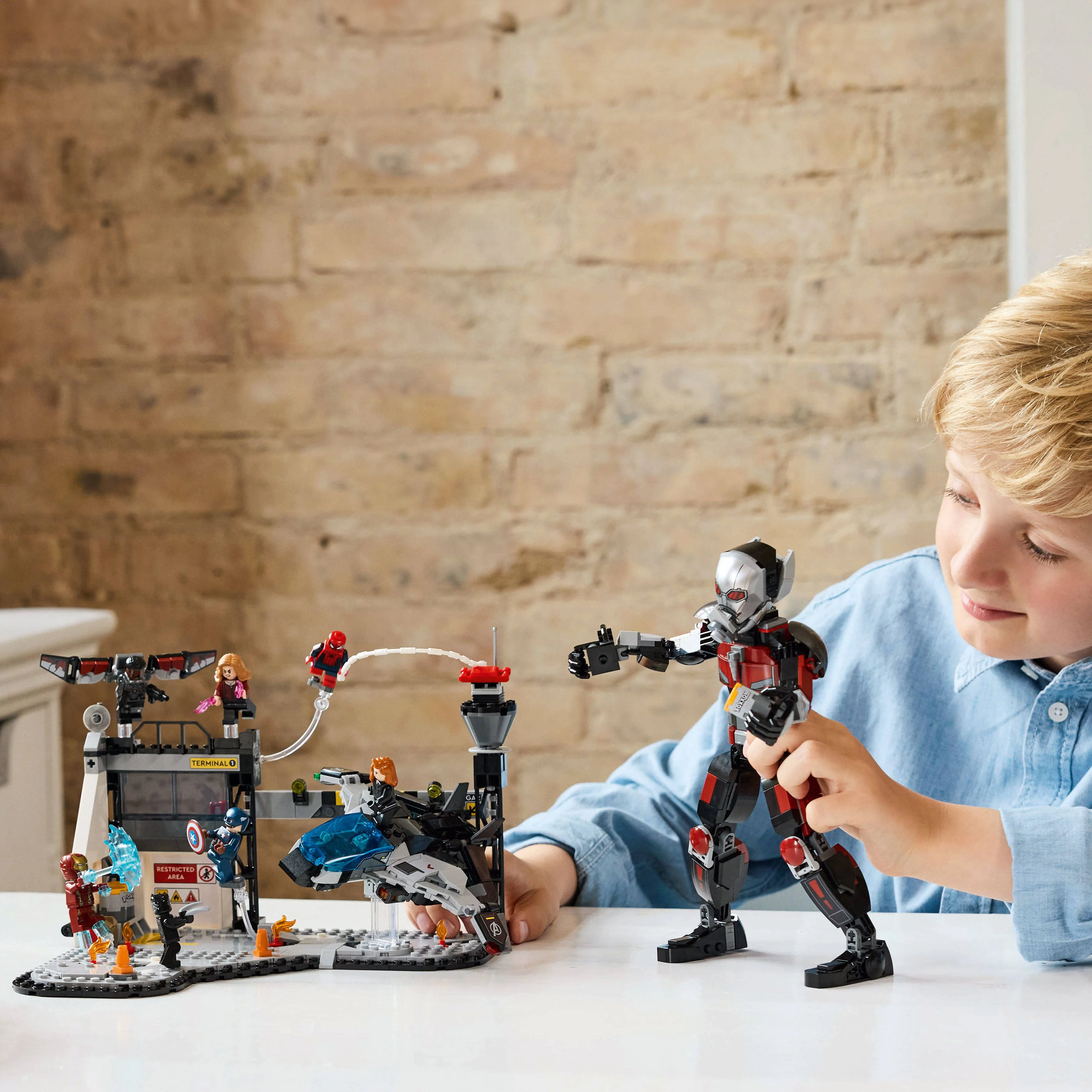 LEGO Marvel Captain America: Civil War actiescène 76314