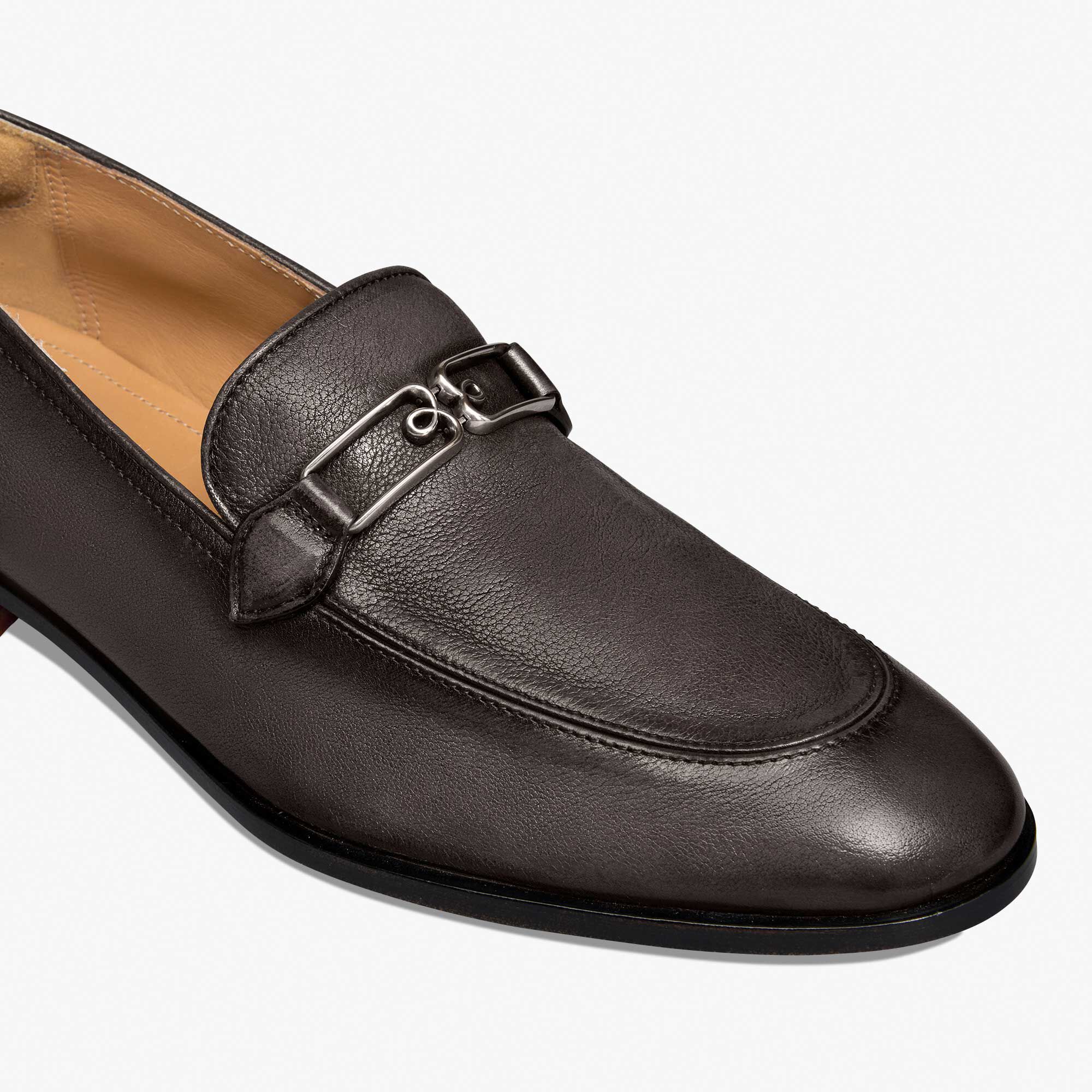 Mocassin B Volute En Cuir