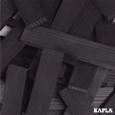 KAPLA® Holzplättchen 40-teilig in Box schwarz