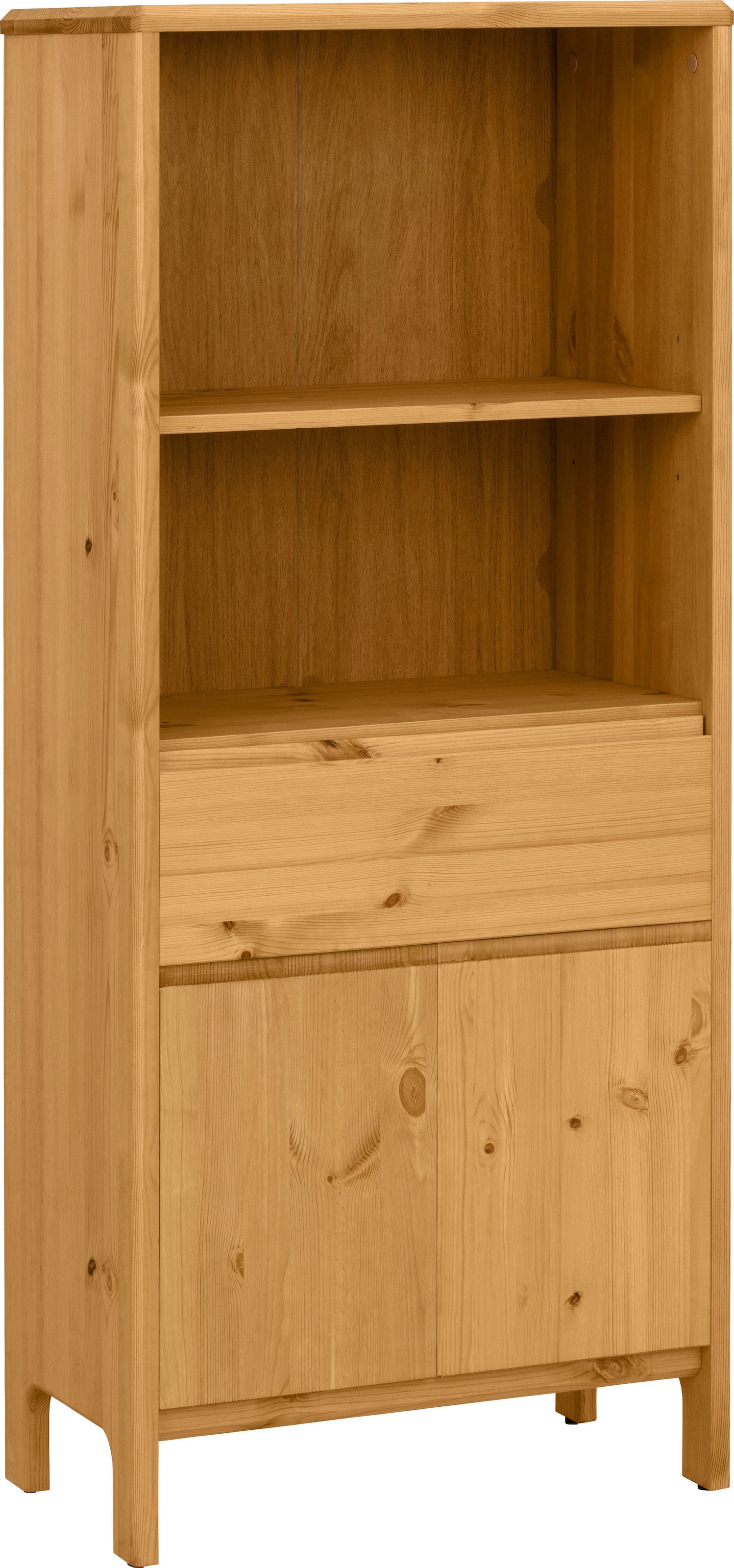 GOODproduct Midischrank »Jorrick« Breite 60 cm, Massivholz Kiefer mit Bio Öl/Wachs behandelt