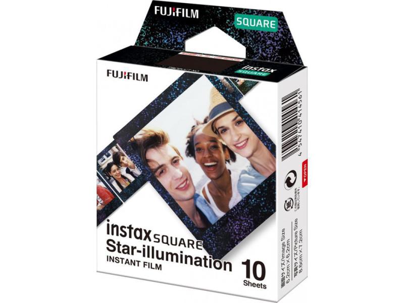 Fujifilm Sofortbildfilm Instax Square 10 Blatt Star Illumi Fujifilm Instax Square 10 Blatt Illumi zu Instax Square