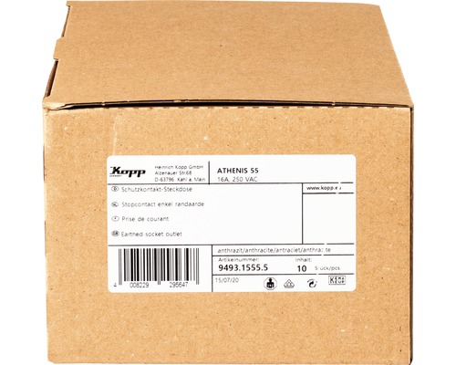 Kopp 949315555 Athenis 55 fitting, antraciet