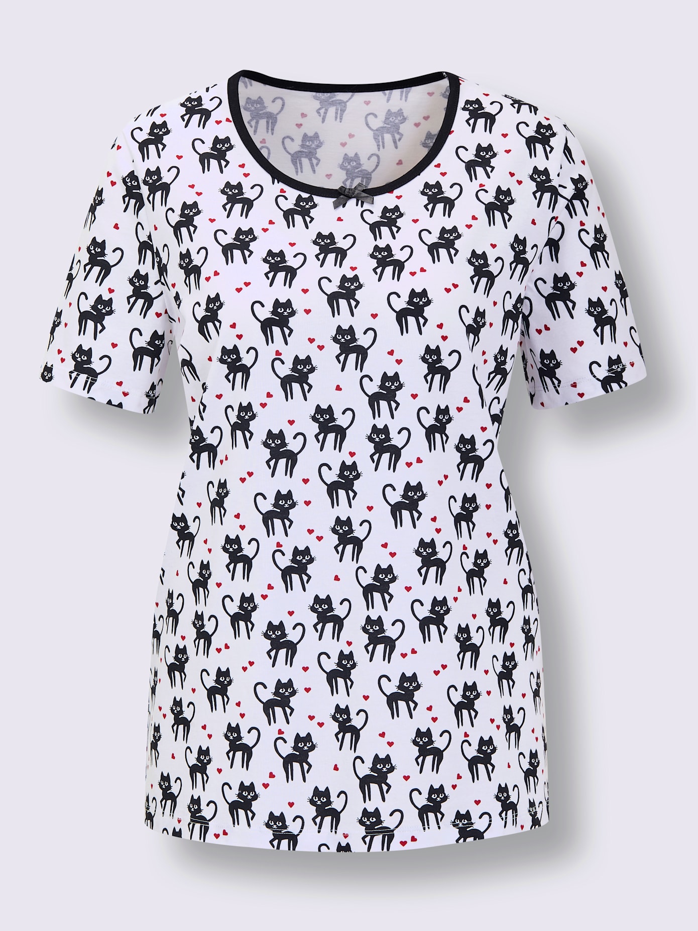 Pyjamas courts jersey fin